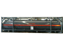 액체 가성 소다를위한 도로 ISO 탱크 컨테이너 40FT (Naoh Max 50 %; 블리치 Naocl 15 % 및 산성 HCl 35 %, 26000L-40, 000L)