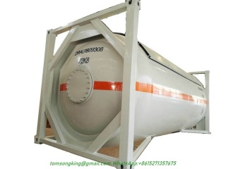 NH3 ISO 탱크 콘테이너 20FT 24000L 무수 액체 암모니아 IsoTank