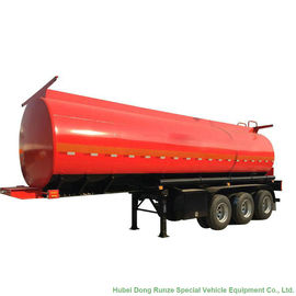 중국 야자유/조잡한 연료/휘발유 기름 납품을 위한 세 배 반 차축 스테인리스 탱크 트레일러 협력 업체