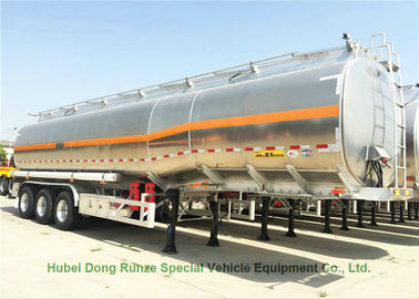 중국 반 42m3 디젤, 기름, 가솔린, 등유 수송 40톤를 위한 알루미늄 유조선 트레일러 3Axles 협력 업체