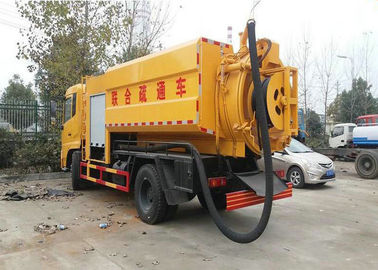 중국 DongFeng 부패시키는 진공은 결합한 분출을의 하수 오물 수집 트럭 8000L 나릅니다 협력 업체