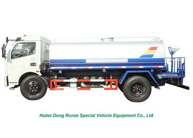 중국 트럭은 물 납품과 살포 LHD/RHD를 위한 수도 펌프 물뿌리개를 가진 스테인리스 물 탱크 6M3를 거치했습니다 협력 업체
