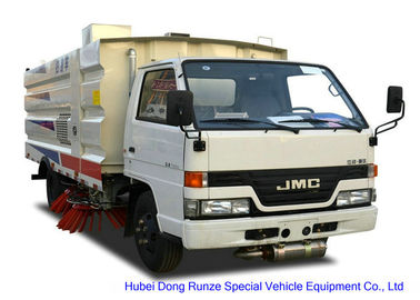 중국 JMC 4 솔 5.5 Cbm 쓰레기 1,5 Cbm 물을 가진 트럭에 의하여 거치되는 도로 광범위하는 기계 협력 업체