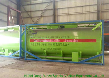중국 20Feet HCL UN1789 강철에 의하여 일렬로 세워지는 PE 16mm 발송을 위한 산성 ISO 탱크 콘테이너 협력 업체