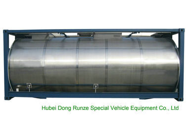 중국 316 스테인리스 ISO 탱크 콘테이너 포도주/과일 주스/식물성 기름을 위한 20 FT 협력 업체