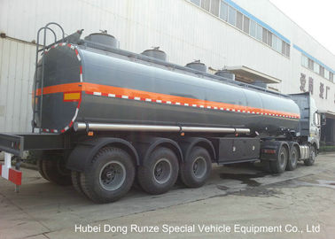 중국 30-45CBM 염산, 염화제2철 납품을 위한 화학 유조 트럭 3 차축 협력 업체