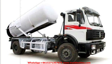 중국 Beiben 부패시키는 유조선 진공 트럭/하수구 청소 차량 WhatsApp: +8615271357675 협력 업체