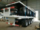 콘테이너 적재 능력을 위한 평상형 트레일러 콘테이너 트레일러 3 차축 40 톤, 60톤, 80톤 협력 업체