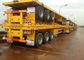 반 4개의 콘테이너를 위한 세 배 차축 콘테이너 포좌 트레일러 60 톤 협력 업체