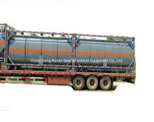 염산, 차아 염소산 나트륨 도로 수송 21cbm 베트남을위한 20FT 탱크 콘테이너 수출