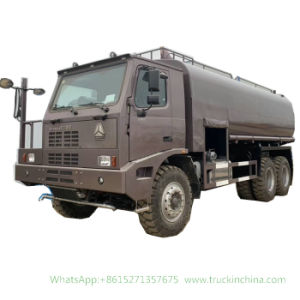 HOWO 광업 반대로 먼지 물 유조 트럭 35-40m3 (화재 펌프 물 불 대포를 가진 Offroad 물 Bowser)
