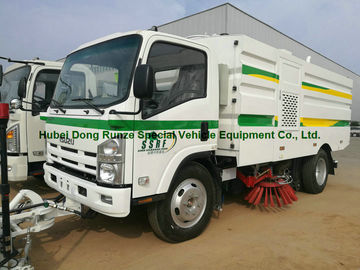 중국 다기능 ISUZU 도로 청소 트럭, 진공 비 스위퍼 트럭 협력 업체