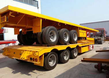 중국 콘테이너 화물 수송을 위한 트레일러 30 톤 60 반 톤 40ft 평상형 트레일러 협력 업체