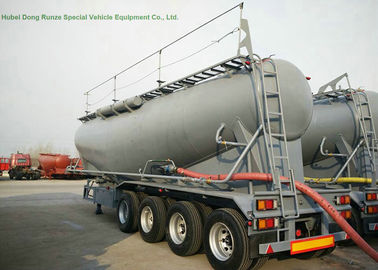 중국 반 68-70cbm 4 차축 탱크 트레일러, 대량 시멘트 트레일러 높은 작동 공연 협력 업체