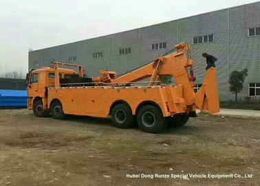 중국 SHACMAN F3000 8x4 견인 트럭 구조차 도로 회복을 위한 31 톤 협력 업체