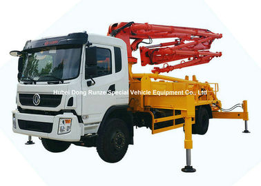 중국 26m -31m DFAC 임금과 가진 Run Chassis 작은 이동할 수 있는 구체 믹서 펌프 트럭 협력 업체