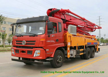 중국  Run35m -38m DFAC 임금 트럭은 구체적인 붐 펌프 트럭 유로 5를 거치했습니다 협력 업체