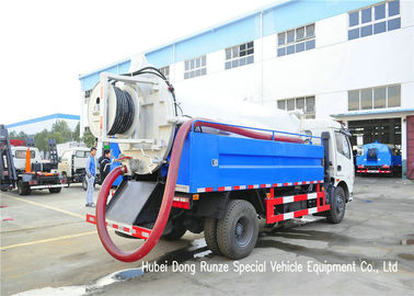 중국 고압 분출 펌프 및 진공 펌프 5500리터를 가진 분출 트럭을 진공 청소기로 청소하십시오 협력 업체