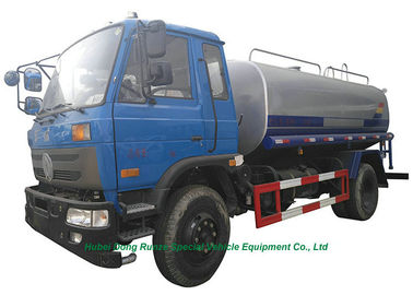 중국 10 톤 스테인리스 물 납품과 살포를 위한 수도 펌프 물뿌리개를 가진 청결한 식용수 유조 트럭 협력 업체