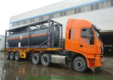 중국 ISO 탱크 콘테이너를 발송하는 불화수소산은 30FT/40FT PE 강철을 일렬로 세웠습니다 협력 업체