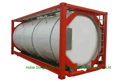 중국 316 스테인리스 20 FT ISO 부피 위험한 액체를 위한 액체 탱크 콘테이너 협력 업체