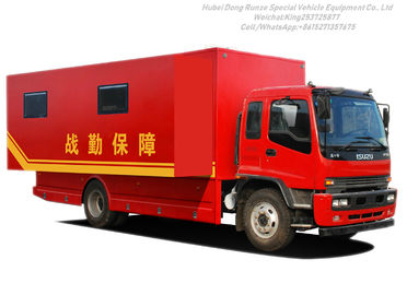 중국 거실을 가진 ISUZU 옥외 이동할 수 있는 야영 트럭 협력 업체