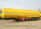 디젤, 기름, 가솔린, 등유 수송을 위한 반 탄소 강철 3 차축 탱크 트레일러 협력 업체